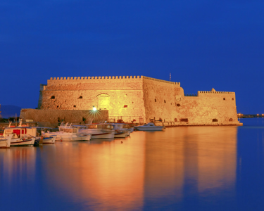 Venetian harbour & Koules fortress 
