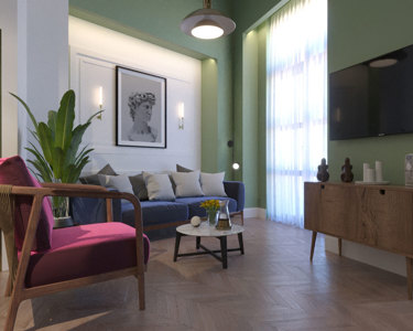 Elegantly furnished