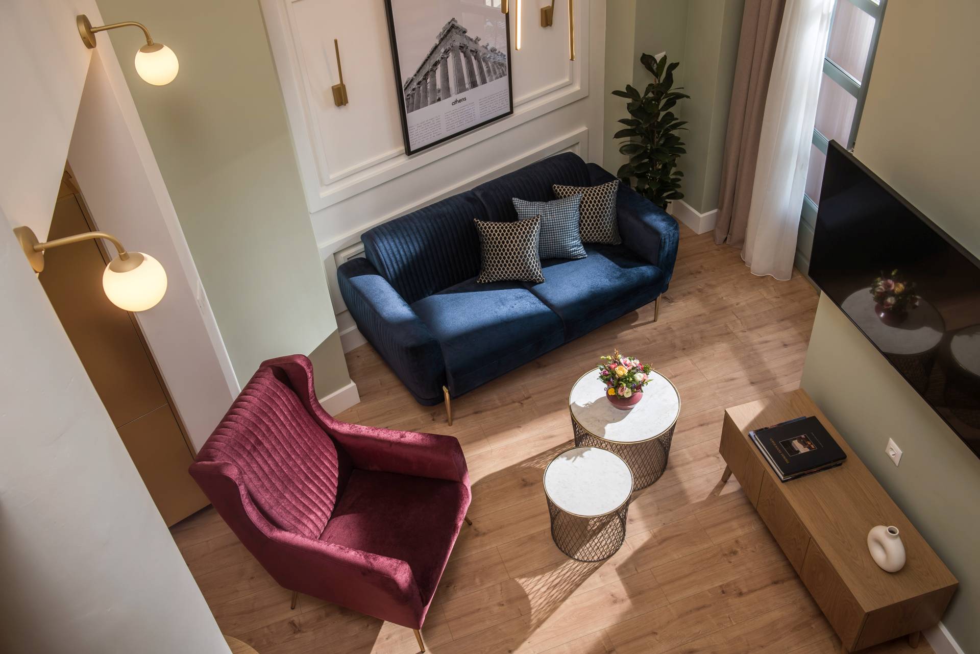 Kitchen & Living Room